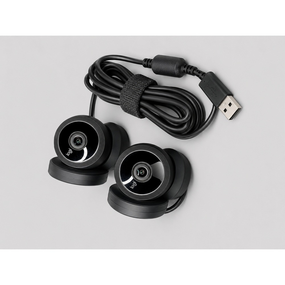 Lot of 2 Logitech ConferenceCam Connect V-R0004 1080p HD USB Video Conference